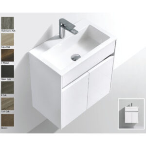 Simplicity 550 Vanity & Basin - Cart Oak