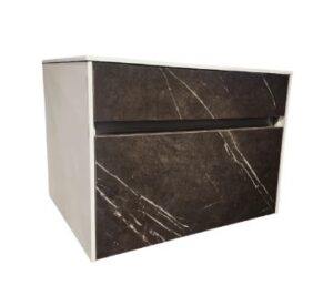 Simplicity 600 Vanity & Basin - Black Marble