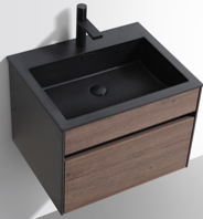 Simplicity 600 Vanity & Charcoal Basin