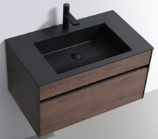 Simplicity 800 Vanity & Charcoal Basin