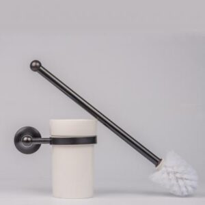 Toilet Brush and Holder - Black