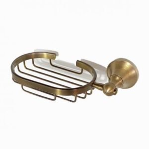 Soap Basket - Antique Brass