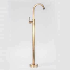 Free Standing Bath Faucet - Antique Brass