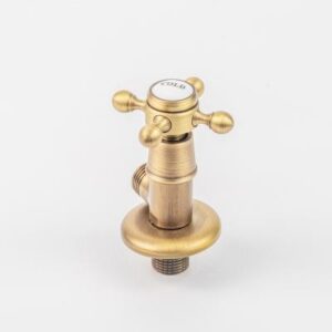 Wall Mounted Angle Valve - Antique Brass