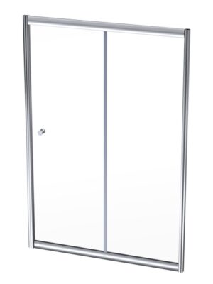 BIS14SC 1400*1860MM BI - SLIDER SILVER/CLEAR (1300 - 1400)