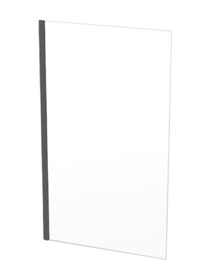 KBSBC KOBE FIXED BATH SCREEN BLACK/CLEAR (1400*800*6MM)