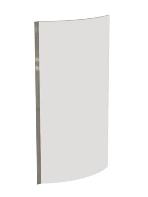 TBSSC TOKYO CURVED BATH SCREEN SILVER/CLEAR (1400*709*6MM)