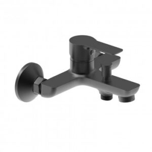 IQ PLUS BATH MIXER INCL HAND SHOWER - MATT BLACK