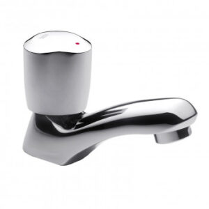 5A4330C00 BRAVA PILLAR TAP RED (EACH)