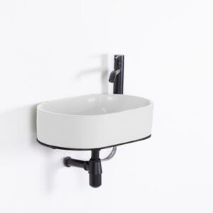 Turino Oval Basin - White