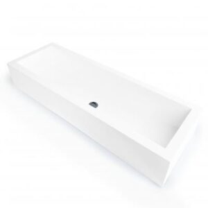 Trough Basin 1200 - White