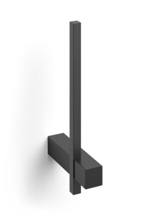 CARVO Black Spare Toilet Roll Holder